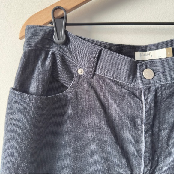 J. Crew 100% Cotton Straight Leg Corduroy Pants Zip Button Belt Loops Solid Y2K - Picture 7 of 10